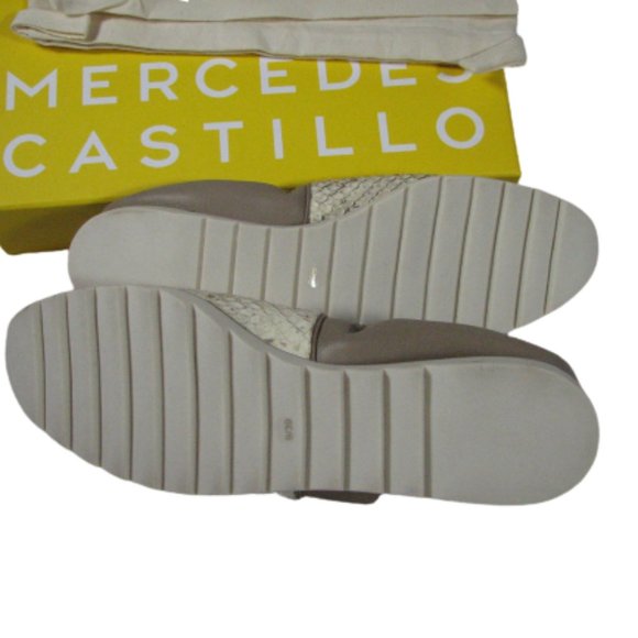 Mercedes Castillo Charlete2 Snake Print Slip On 9 Women Loafer Shoes Leather NEW - Picture 6 of 9